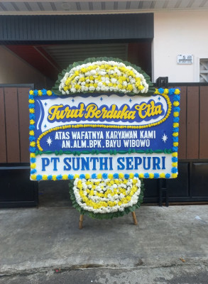 Papan Bunga Duka di Jeunieb